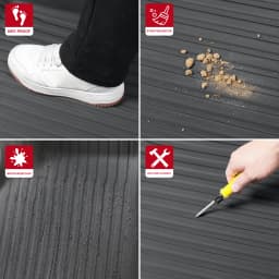 LUCKEASY for Geely Galaxy E5 EX5 2024 2025 Car Floor Mats Protective Mat Accessories Cargo Liner Trunk Mat Only Fit Right Rudder