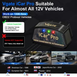 Vgate ICar Pro ELM327 OBD2 Scanner WIFI Bluetooth 4.0 for Android/iOS BT3.0 with Android Car Code Reader OBD2 Car Diagnostic Too