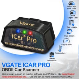 Vgate ICar Pro ELM327 OBD2 Scanner WIFI Bluetooth 4.0 for Android/iOS BT3.0 with Android Car Code Reader OBD2 Car Diagnostic Too