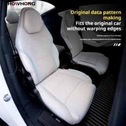 For Tesla Model YL New Car Seats Cover Nappa Leather YL Invisible Seat Cushions Ventilation High Quality Interior Accessories