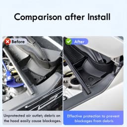 For Toyota RAV4 2026 2027 Car Engine Filter Protect Covers 6th RAV4 Protective Engine Compartment Filter Trims Anti-block