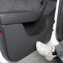 For 6-Seater Tesla Model YL Front and Rear Door Anti Kick Pads, Door Panel Protection Pads, Anti-Wear Protection, 4pcs