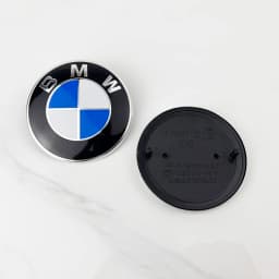 2PCS 82mm 74mm Car Front Hood Emblem Rear Boot Trunk Logo for BMW E30 E38 E39 E46 E60 E61 E90 X1 X3 X4 X5 X6 G20 E87 E60 E63 F01