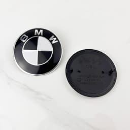 2PCS 82mm 74mm Car Front Hood Emblem Rear Boot Trunk Logo for BMW E30 E38 E39 E46 E60 E61 E90 X1 X3 X4 X5 X6 G20 E87 E60 E63 F01