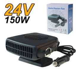 150W Electric Car Heater 12V/24V Air Cooler Fan Portable Demister Defroster Heating Fan Dryer Windshield Defogging Accessroies