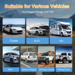 Wireless Tire Pressure Monitoring System with 4 Sensors USB Charging Solar Powered TPMS for Cars SUVs MPVs Pickups ORVs