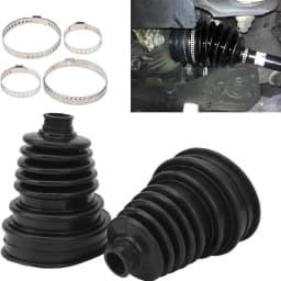 HOMEFISH Car Ball Cage Cover, Half Axle Ball Cage Dust Cover, Universal Non Removable Outer Ball Cage Cover Repair Kit