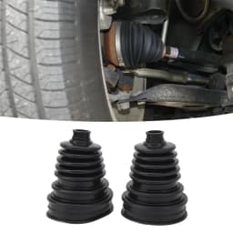 HOMEFISH Car Ball Cage Cover, Half Axle Ball Cage Dust Cover, Universal Non Removable Outer Ball Cage Cover Repair Kit