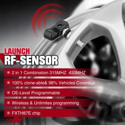 Launch RF Sensor X431 LTR-03 RF05 315/433MHZ 2in1 Car Tpms Tire Pressure Sensor Repair Program with CRT5011E I-TPMS Tool