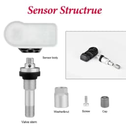 Launch RF Sensor X431 LTR-03 RF05 315/433MHZ 2in1 Car Tpms Tire Pressure Sensor Repair Program with CRT5011E I-TPMS Tool