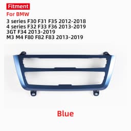 For BMW 3 Series 4 Series F30 F32 F33 F34 F36 2 Color Center Console AC Panel Ambient RadioTrim LED Dashboard Atmosphere Light