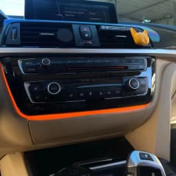 For BMW 3 Series 4 Series F30 F32 F33 F34 F36 2 Color Center Console AC Panel Ambient RadioTrim LED Dashboard Atmosphere Light