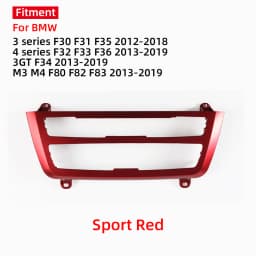 For BMW 3 Series 4 Series F30 F32 F33 F34 F36 2 Color Center Console AC Panel Ambient RadioTrim LED Dashboard Atmosphere Light