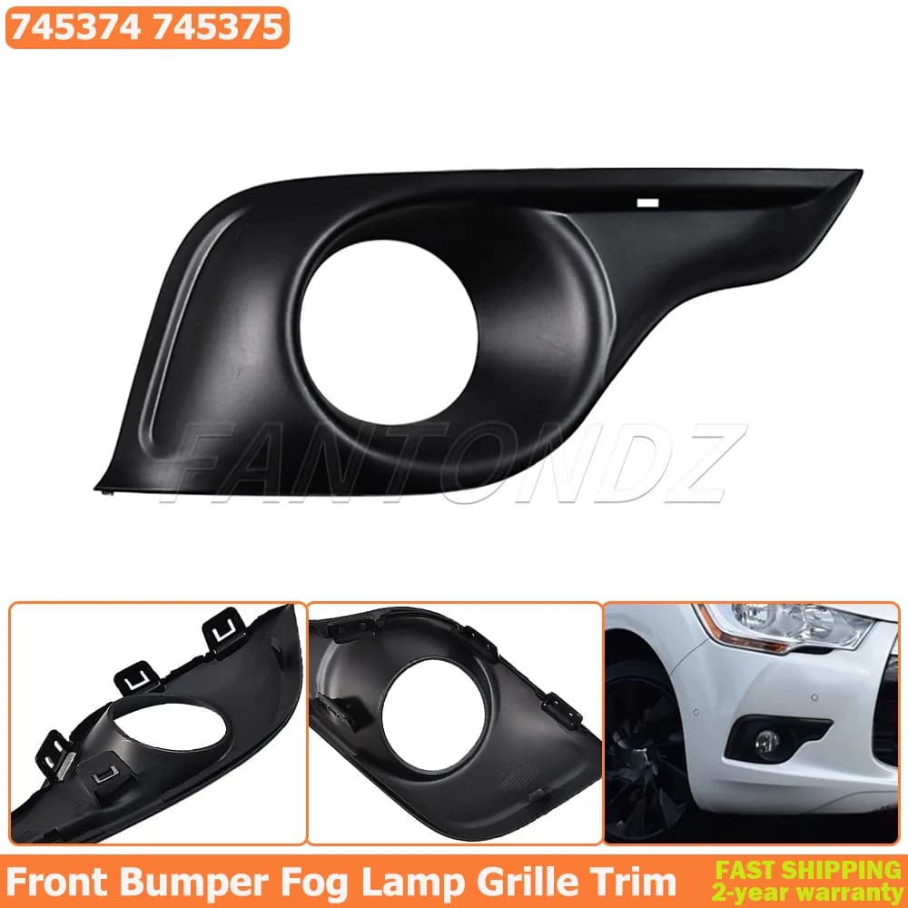For Citroen DS4 2011-2015 Car Front Bumper Fog Light Frame Cover 745374 745375 Fog Lamp Grille Trim Left Or Right