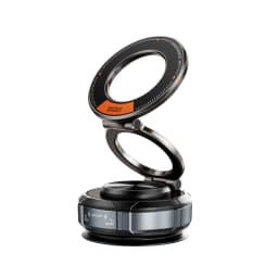 Strong Magnetic Car Phone Holder Foldable Design 90° Adjustable Vacuum Mount for Car/Desk/Bathroom/Universal Use