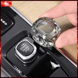For Volvo XC60 S90 XC90 S60 V60 V90 One Click Start Crystal Knob Cover Knob Protective Trim Interior Modification Accessories