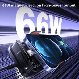Car Phone Charger Phone Holder 15W Wireless & Wired Charger Auto Sensing One-Touch Release and Rotation Qi FCC ROHS Certified