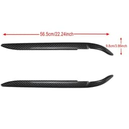 For BMW 3 Series E46 1998-2004 Car Front Headlight Eyebrows Eyelids Trim Lamp Sticker Cover Body Kits Auto Accessories Lamp Trim