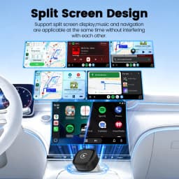 CarlinKit 5.0 Mini Ultra Wireless Android Auto & CarPlay Adapter Auto Connect Plug &Play For Wired CarPlay&AA Cars Smart Car Box