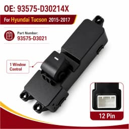 Front Right For Hyundai Tucson 2015-2017 Electric Power Sub Window Switch Glass Lifter Control Adjustment Button 93575-D30214X