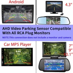 12V 22mm Car Parking Sensor Kit AHD Radar Detectors Universal 4 Sensors Buzzer Reverse Backup Radar Sound Alert Probe System