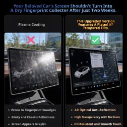 For 2024‑2026 Tesla Model 3 15.4-Inch Central 9H Screen Protector Tempered Glass Film Anti‑Scratch Anti‑Fingerprint Anti‑Grease