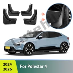 For Polestar 4 2024-2026 Fender Mudflaps Splash Guards Mudguards Mud Flaps Car Accessories