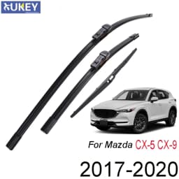 Xukey Front Rear Windscreen Wiper Kit Set For Mazda CX-5 CX-9 CX5 CX9 MK2 2020 2019 2018 2017 24" 18" 14"