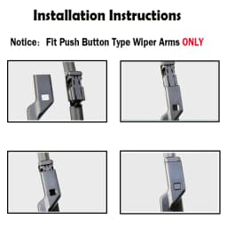 Xukey Front Rear Windscreen Wiper Kit Set For Mazda CX-5 CX-9 CX5 CX9 MK2 2020 2019 2018 2017 24" 18" 14"