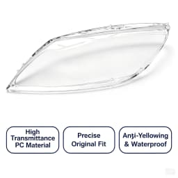 Factory Supply Auto Transparent Headlight Lens Cover Replacement Shell For Mazda RX8 2001-2010