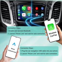 For Ford Fiesta Mk4 Mk5 Focus Mk1 Mondeo Mk2 Mk3 Fusion Transit Connect Ranger Puma Galaxy Mk1 Escort Mk6 Radia Player 6.86" 4G