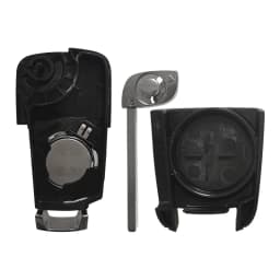 XNRKEY 2 Button Remote Flip Key Fit Opel Valeo 46 Vauxhall Astra H Insignia J Vectra C Corsa D Zafira G with 433Mhz 7937E Chip