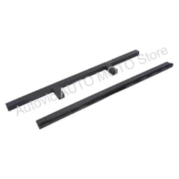 For BMW 3 Series E46 2DIN Radio Installation Kit Complete Adapter Carrier Bracket Top Cover for 16:9 Navigation