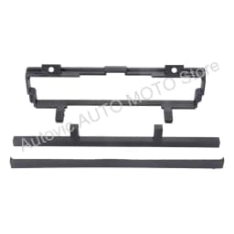 For BMW 3 Series E46 2DIN Radio Installation Kit Complete Adapter Carrier Bracket Top Cover for 16:9 Navigation