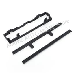 For BMW 3 Series E46 2DIN Radio Installation Kit Complete Adapter Carrier Bracket Top Cover for 16:9 Navigation