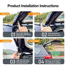 2PCS For Mercedes-Benz C Class W205 E Class W213 GLS C257 Hood Lift Support Gas Springs Bonnet Rod 2059800064 2059800164
