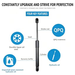 2PCS For Mercedes-Benz C Class W205 E Class W213 GLS C257 Hood Lift Support Gas Springs Bonnet Rod 2059800064 2059800164