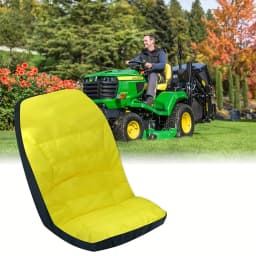 Padded Compact Tractor Seat Cover, 300D Waterproof UV Protector for John Deere 1025R 2025R Lawn Mower