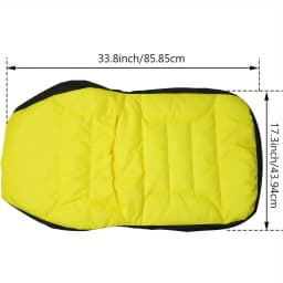 Padded Compact Tractor Seat Cover, 300D Waterproof UV Protector for John Deere 1025R 2025R Lawn Mower