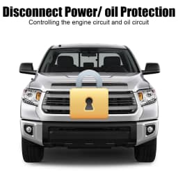 Anti-Hijacking Intelligent Circuit Cut Off Kit Car Remote Control 12V Keyless Access System Auto Unlock Immobilizer Device