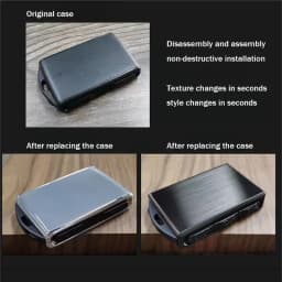 New Fashion Zinc Alloy Car Key Replace Shell Remote Car Key Case Vehicle Key Accessories for Polestar 1 Polestar 2 Polestar 3