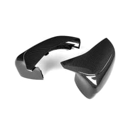 Real Dry Carbon Fiber Car Door Side Rearview Mirror Caps for BMW M5 Series F90 2017-IN OEM Style Mirror Cover Cap 1 Pair Glossy