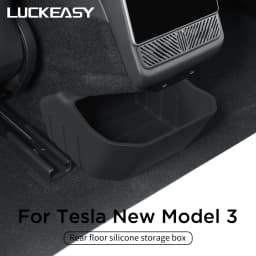 LUCKEASY for Tesla Model 3 Highland 2024-2026 Rear Seat Storage Box Below The Rear Air Outlet Rear Seat Storage Tray Accessories