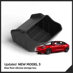 LUCKEASY for Tesla Model 3 Highland 2024-2026 Rear Seat Storage Box Below The Rear Air Outlet Rear Seat Storage Tray Accessories
