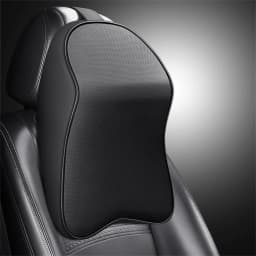 3D Nappa PU Leather Headrest Memory Foam Rest Pillow Headrest Car Neck Pillow Support for Car Pain Relief Travel Neck Support
