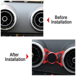 Car Phone Holder For Audi A3/S3/RS3 8P 8V Sline Sportback Air Vent Magnetic Mount GPS Stand 360 Degree Rotatable Mobile Bracket