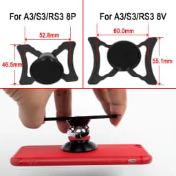 Car Phone Holder For Audi A3/S3/RS3 8P 8V Sline Sportback Air Vent Magnetic Mount GPS Stand 360 Degree Rotatable Mobile Bracket
