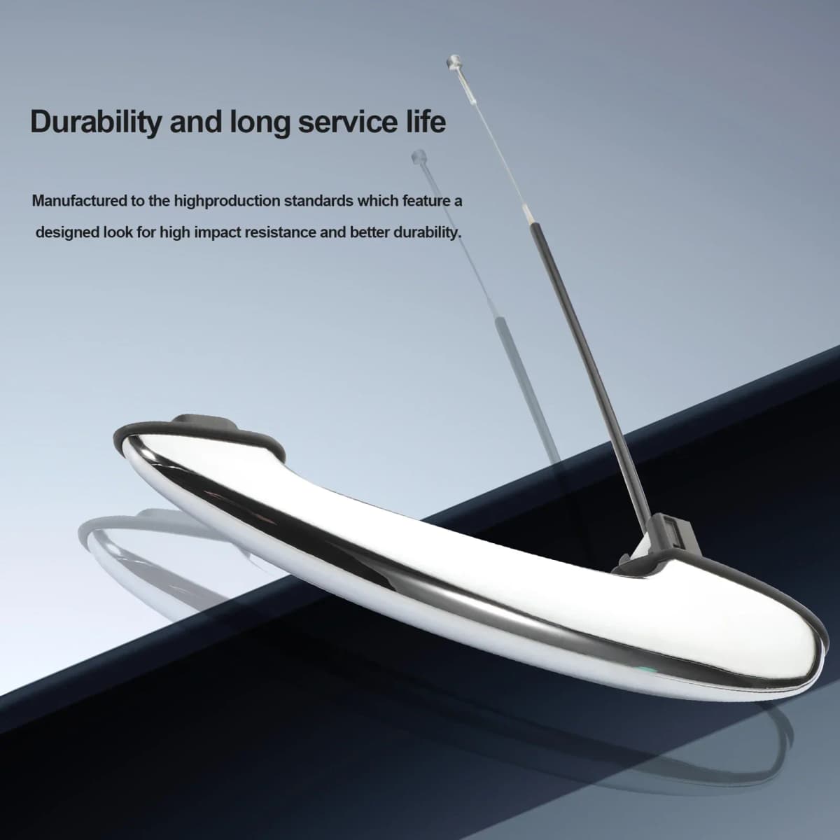 Front Right Passenger Side Chrome Exterior Door Handle with Cable for BMW mini R50 R53 R55 R56 R58 Cooper One JCW 51217198472