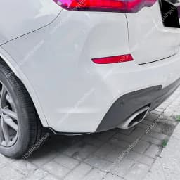 For BMW X3 G01 iX3 G08 LCI M Sport 2018-2023 Car Rear Bumper Side Canards Splitter Diffuser Corner Guard Body Kits Accessories