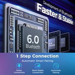 Joyroom Bluetooth 6.0 FM/AUX Transmitter Car Adapter Audio FM Transmitter Bass Boost 3 Ports PD&QC 3.0 FM Bluetooth Fast Charger